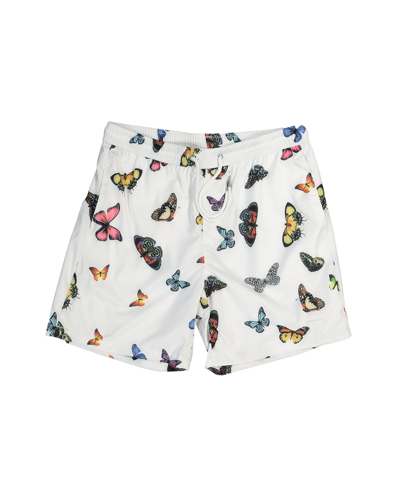 Butterfly Shorts White